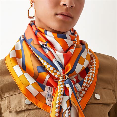 scarf clip hermes|ways to tie hermes scarf.